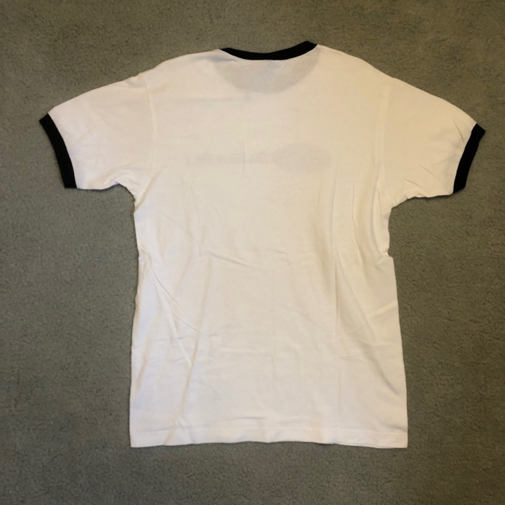 Subaru Ringer T-Shirt White Black Tultex 100% Cotton Car Graphic Tee Tuner - Picture 6 of 6